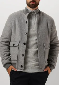 grijze profuomo jack outerw bmbr knit jack