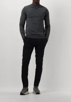 grijze profuomo trui pullover mock