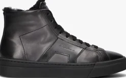 grijze santoni hoge sneakers 21932 / 22025