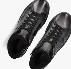 grijze santoni hoge sneakers 21932 / 22025