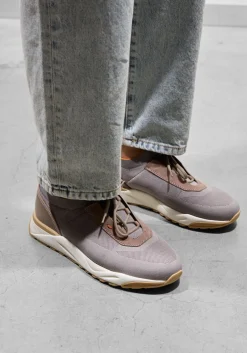 grijze santoni lage sneakers flin