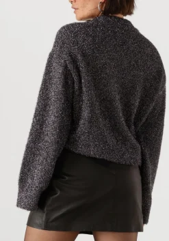grijze second female trui lamilla knit o-neck