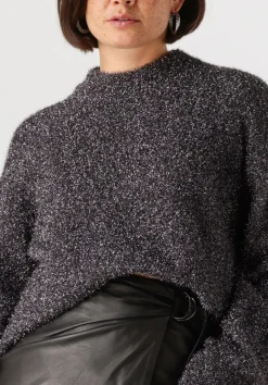 grijze second female trui lamilla knit o-neck