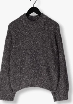 grijze second female trui lamilla knit o-neck
