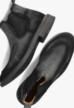 grijze stefano lauran chelsea boots s3217