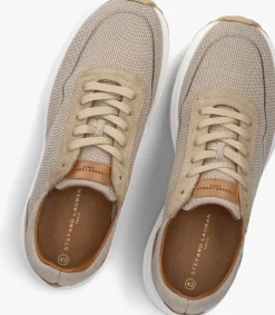 grijze stefano lauran lage sneakers lj2505