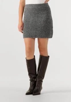 grijze studio ar minirok lexi boucle knit