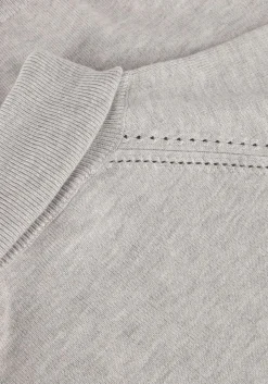 grijze summum coltrui turtle neck sweater soft viscose polyamide knit