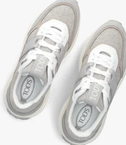 grijze tod's lage sneakers xxw81l0jp40umd
