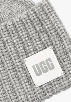 grijze ugg muts exaggerated cuff beanie