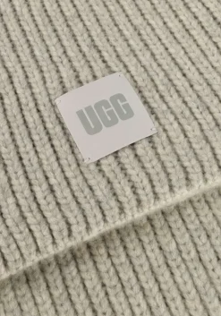 grijze ugg sjaal chunky rib scarf
