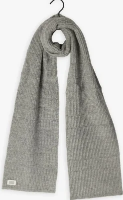 grijze ugg sjaal knit ribbed scarf
