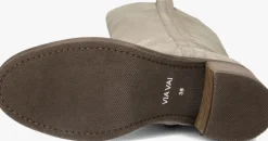 grijze via vai hoge laarzen flo helen