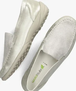 grijze waldlaufer mocassins 640004 met