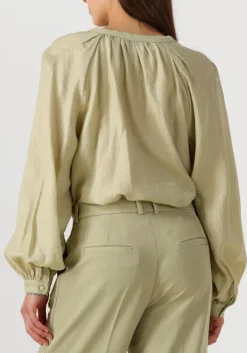 groene aaiko blouses alanza shine vis 511