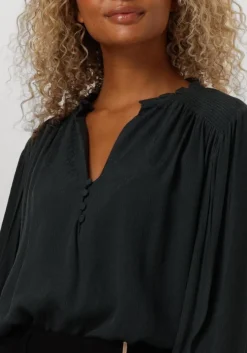 groene aaiko blouses stella uni vis 515