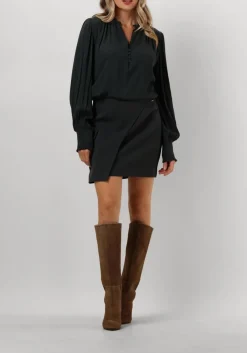 groene aaiko blouses stella uni vis 515