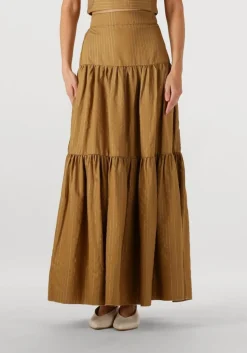 groene amaya amsterdam maxirok pearl skirt