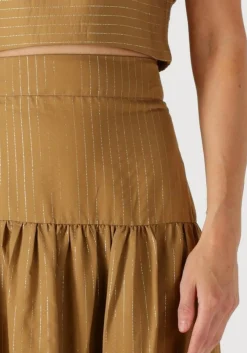 groene amaya amsterdam maxirok pearl skirt