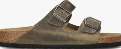groene birkenstock slippers arizona heren