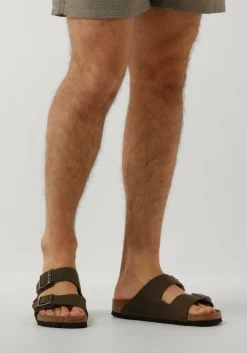 groene birkenstock slippers arizona heren