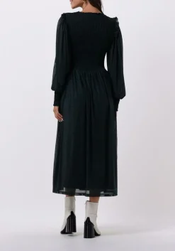 groene bruuns bazaar midi jurk phlox isabella dress