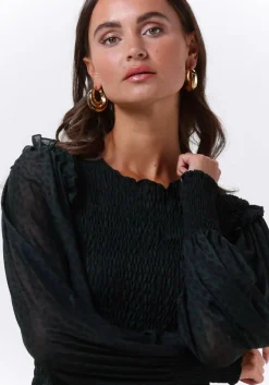 groene bruuns bazaar midi jurk phlox isabella dress