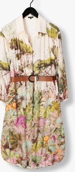 groene caroline biss midi jurk 1161