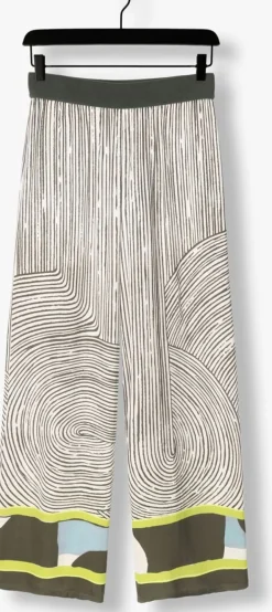 groene caroline biss wijde broek 1555