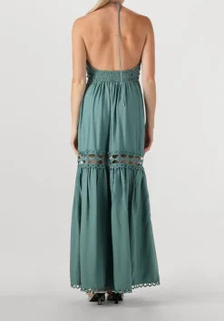 groene copenhagen muse maxi jurk cm asleah dress