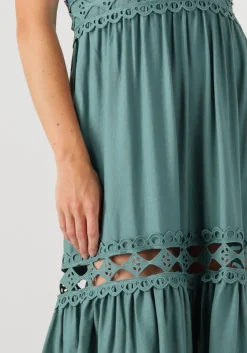 groene copenhagen muse maxi jurk cm asleah dress