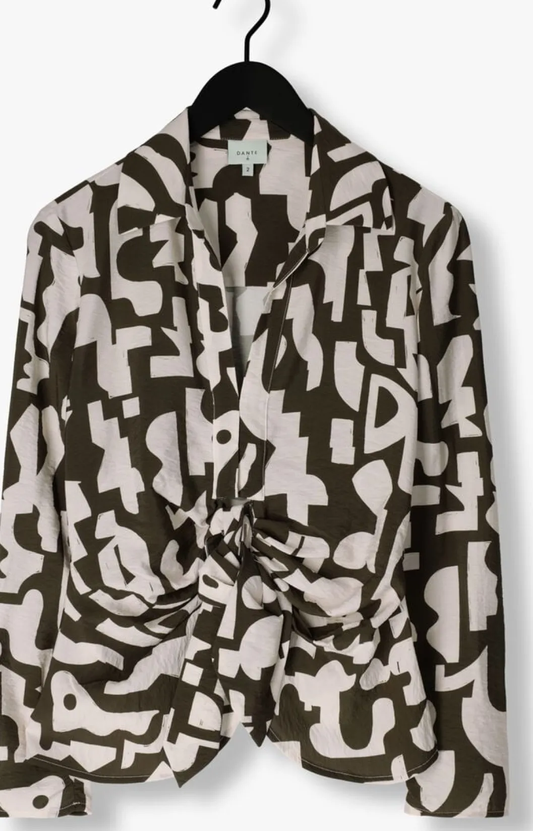 groene dante6 blouses print smock blouse
