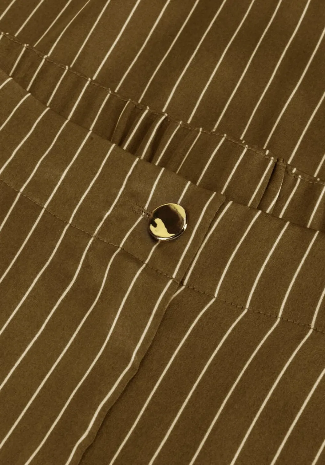 groene dante6 lange broeken zijden krijtstreepbroek