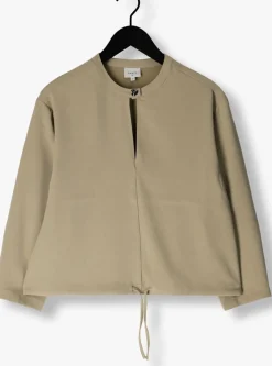 groene dante6 top thorn drawstring cord top