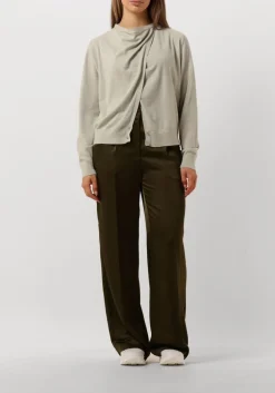 groene dante6 vest cashmere mix vest