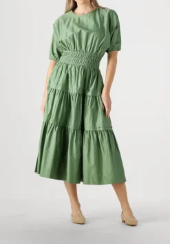 groene devotion midi jurk geraros