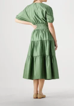 groene devotion midi jurk geraros
