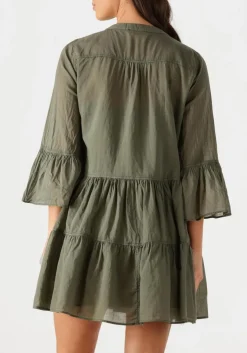 groene devotion mini jurk neon