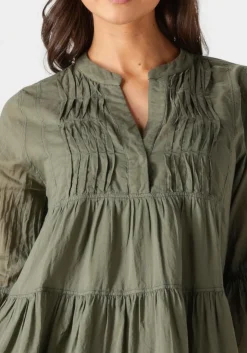 groene devotion mini jurk neon