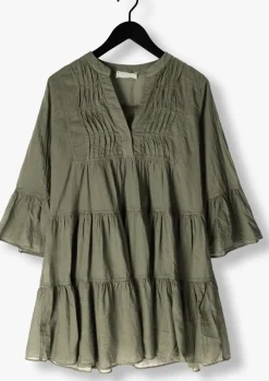 groene devotion mini jurk neon