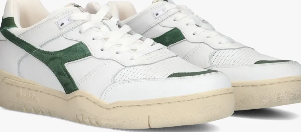 groene diadora lage sneakers led combi sneaker