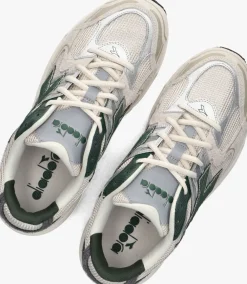groene diadora lage sneakers mesh combi runner