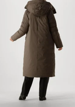 groene elvine gewatteerde jas asha