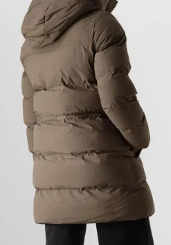 groene elvine gewatteerde jas vesper