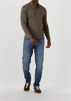 groene floris van bommel lage sneakers sfm-10224 de zaler