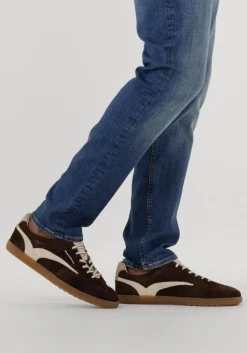 groene floris van bommel lage sneakers sfm-10224 de zaler