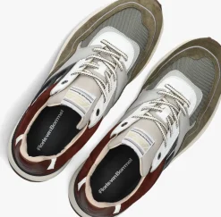 groene floris van bommel lage sneakers sfm-10139 noppi