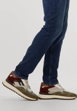 groene floris van bommel lage sneakers sfm-10139 noppi