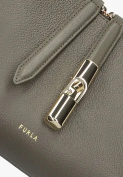 groene furla schoudertas goccia s shoulder bag