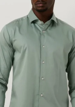 groene genti klassiek overhemd s9254-1109